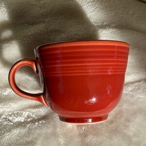 Fiestaware paprika tea cup